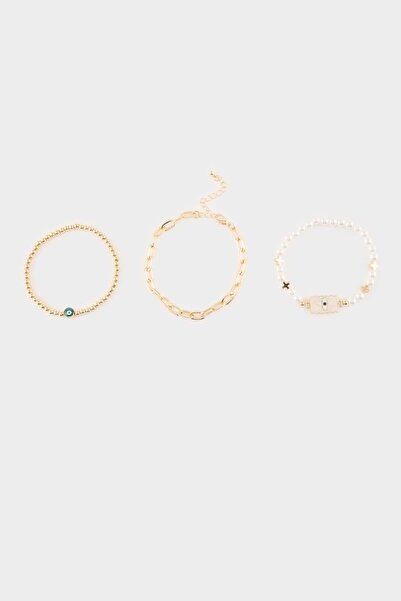 DeFacto Women's 3-Piece Bracelet H1347Axns