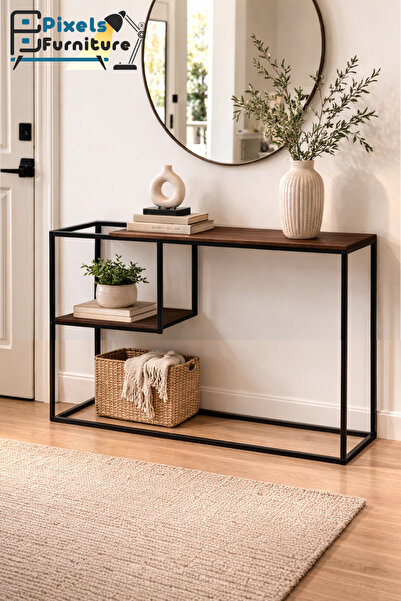 PixelsFurniture Pixel Furniture console table, entryway with wooden top and s...