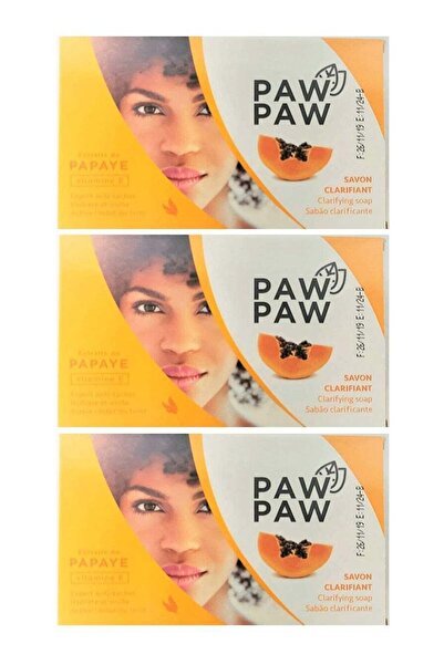 Paw Paw Three Pieces of Papaya and Vitamin E Cleansing Soap 180X3g
