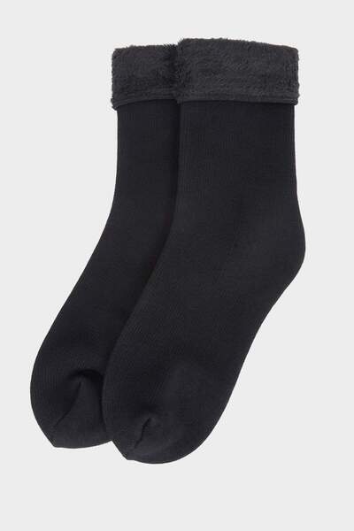 DeFacto Women's Thermal 2-Pack Thermal Winter Socks F8876Axns
