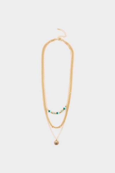 DeFacto Women's 3-Piece Necklace H1341Axns