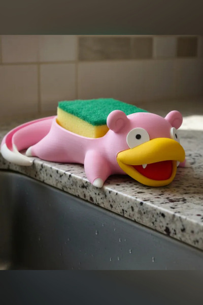 Genç 3D Σαπουνοθήκη Slowpoke Design με σουρωτήρι - Διασκεδαστικό κουτί σαπουν...