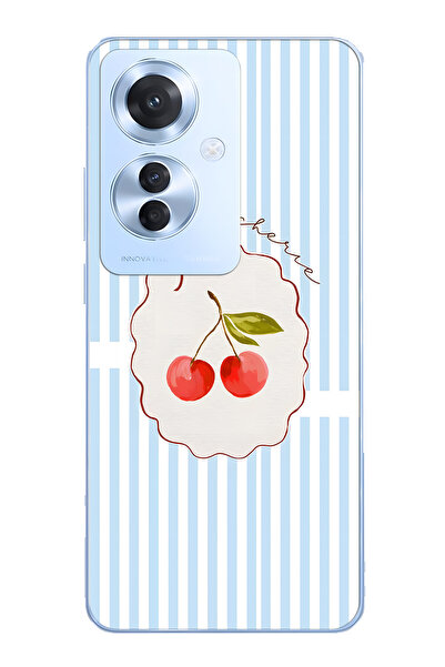 FLAMENKO حافظة هاتف شفافة متوافقة مع هاتف اوبو رينو 11F 5G من نوع ما شيري كير...