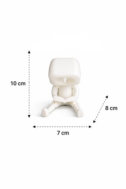 KORIXA Decorative Figure of Man Reading a Book Led Night Light White Lumina Collection