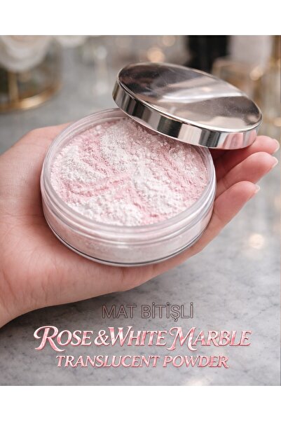 PRO 10 PRO ON Rose Marble Transparan Mat Pudra