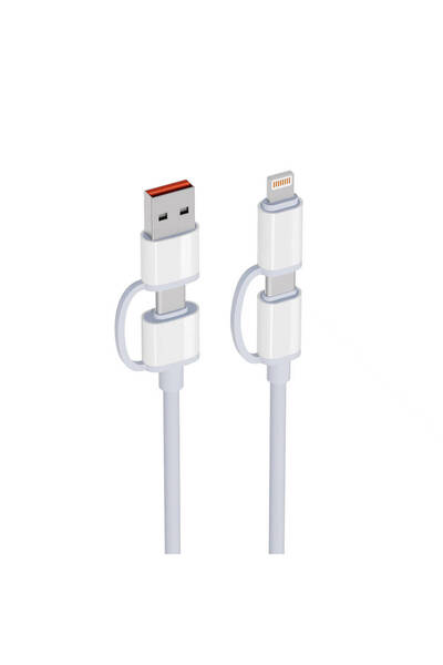 zore Deira Silicone External Surface Design 4in1 a C to C L Cable 1m