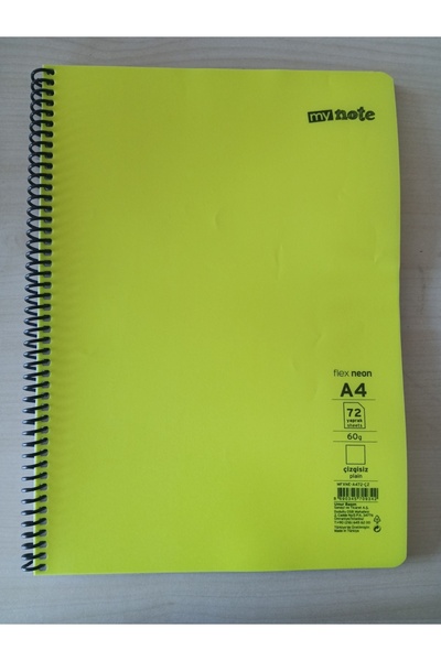 Empressco My Note A4 72 Sheets Unlined Spiral Large Size Notebook - Practical...