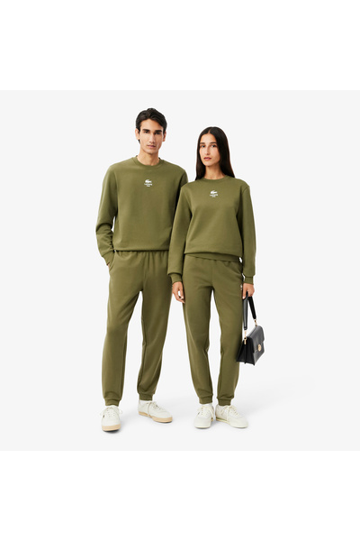 Lacoste Tapered Leg Unisex Yeşil Eşofman Altı