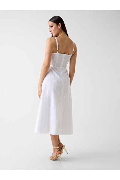 halter neck wedding dress lace V-Neck Halter Open Back With Lace Train Wedding Dress Ivory / US 16 main image 0