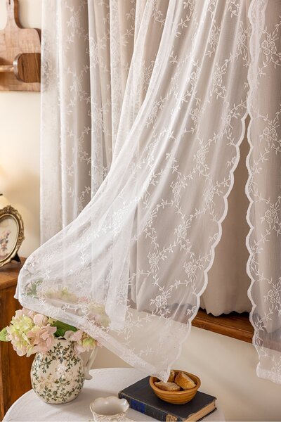 Generic One 100% blackout curtain with sheer fabric, self-adhesive backing, n...