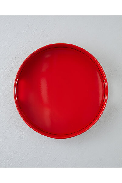 English Home Simplex Metal Tepsi 37 cm Kırmızı