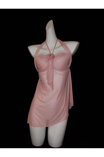 JInsh Women's Sexy Pajamas Pure Neck Hanging Suspender Dress Mesh Elegant Ros...