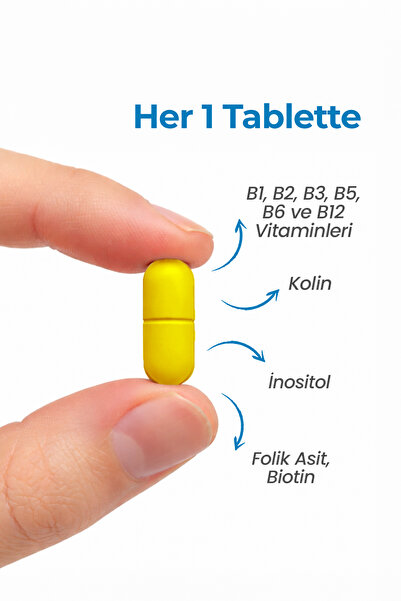 Multimed B Vitamini Kompleksi – Enerji Artırıcı & Destek – 60 Tablet