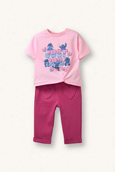DeFacto Disney Lilo & Stitch 2-Piece Set Baby Girl H0640A526Sp