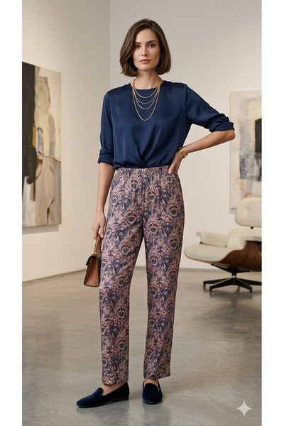 dilberfashion Authentic Pattern Pants