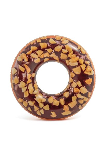 Empressco Lezzetli çikolatalı donut ve simit, 114 cm büyük boy, beyaz renkli,...