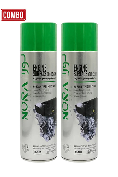 Nora N-401 Engine Surface Degreaser Combo 2pcs Heavy Duty Cleaner Spray for C...