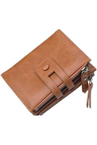 Arabest Men's wallet Business Classic Money Clip Men's Zipper Short Wallet fo...