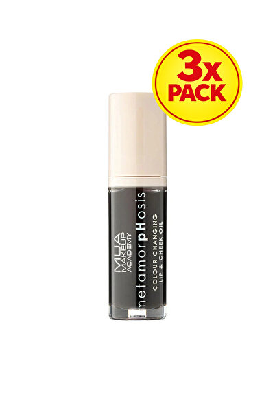 MUA Makeup Academy 3x PACK Metamorphosis Colour Changing Lip & Cheek Oil – Bu...