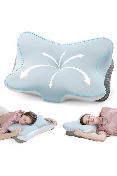 Arabest Cervical Pillow for Neck Support, Memory Foam Contour Pillow, Ergonom...