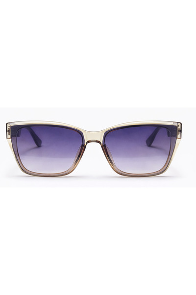Toz Vintage Kurven Beige Retro Square Bone Frame Gold Detailed Unisex Uv400 V...
