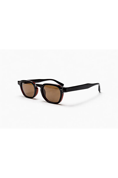 Toz Vintage Envaris Brown Retro Cornered Bone Frame Unisex Uv400 Vintage Retr...