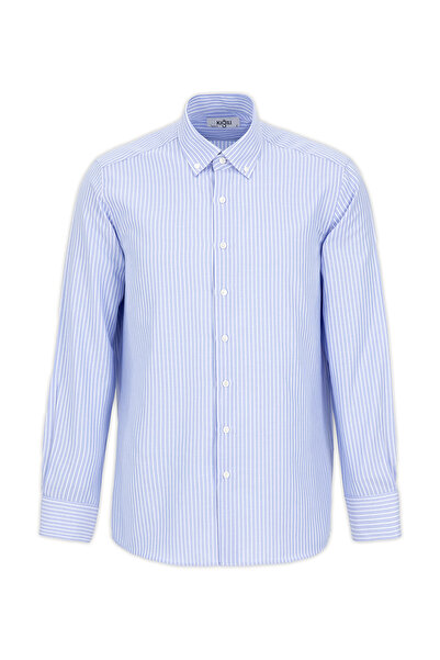 Kiğılı Сорочка з довгим рукавом, стандартного крою, з бавовняним коміром на ґ...