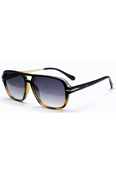 Toz Vintage Lorven Leopard Retro Pilot Bone Frame Gold Detailed Unisex Uv400 ...