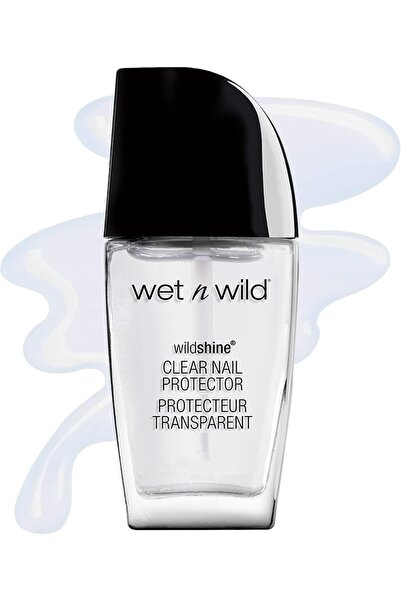 WET N WİLD Shine Nail Color, Clear Nail Protector, 0.41 Fluid Ounce
