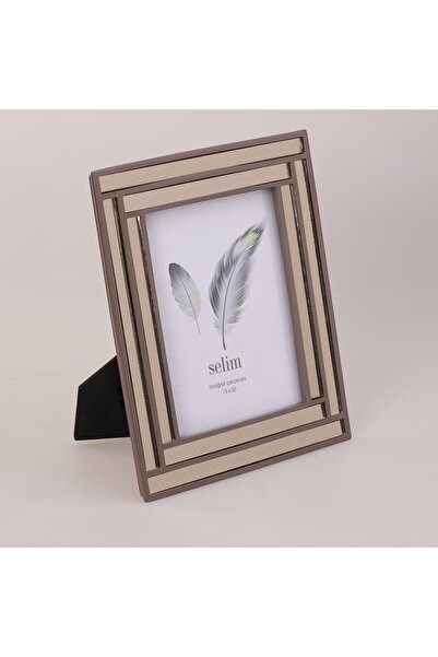 Selim 15X20 Lara Mirrored Frame Taupe