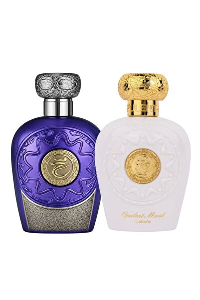 lattafa Set Blue Oud Elixir + Opulent Musk