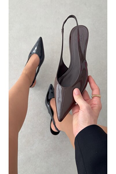 selin shoes Kisel Short and Stiletto Heel Ankle Elastic Detailed Women's t He...