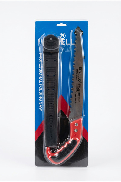 Revello Kılıflı Testere – Dayanıklı El Testeresi – Bahçe ve Ahşap Kesim İçin