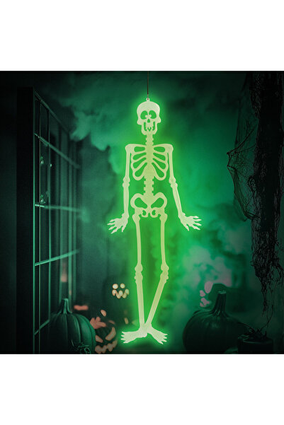 FAMİLY Glow-in-the-dark Halloween decoration - skeleton - 90 x 40 cm