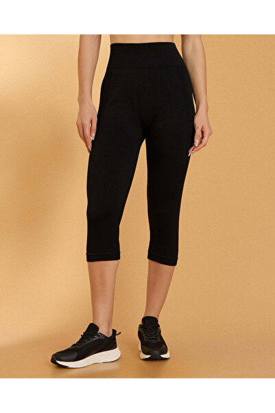 REDTAG Women Black Active Leggings