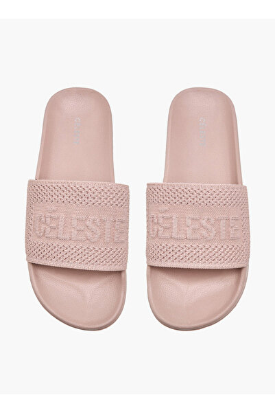 Celeste Women Logo Textured Slides