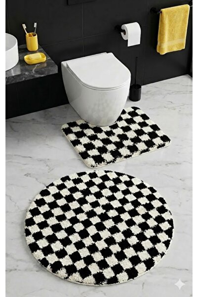 EUROBANO Chess Dama Με σχέδιο Λάτεξ Αντιολισθητική σόλα Κύκλοι και Εισόγωνα σ...