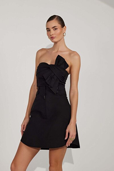 NOK İSTANBUL Crown Safari Skirt Black