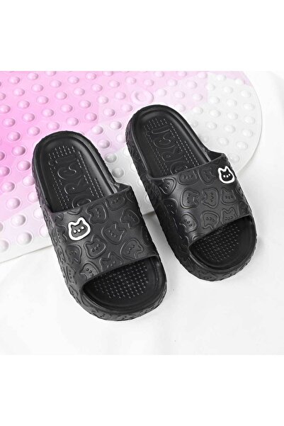 Tmall Παιδικές παντόφλες, αφρώδες υλικό, PC09. Μαύρες