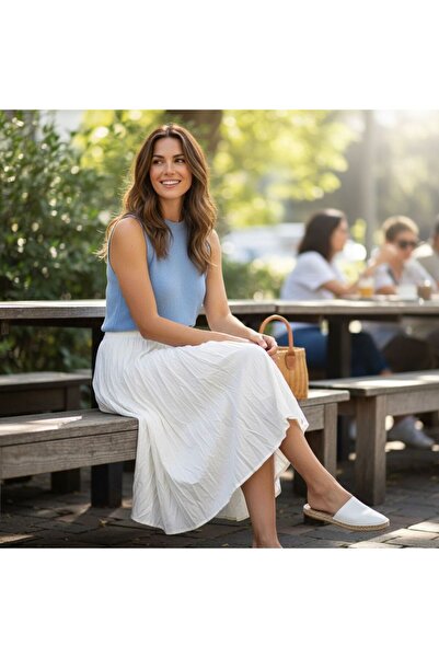 OwenLife Owen Life Βαμβακερή Φούστα Κρισ, Κανονικό Μέγεθος, Ταιριάζει σε 38 4...