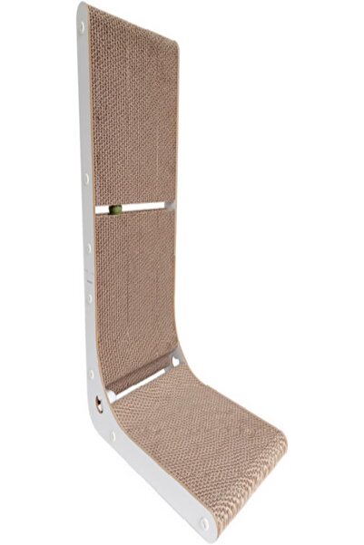 Arabest لوح خدش للقطط، تصميم بسيط عمودي على شكل حرف L، متين ومقاوم للتجاعيد، ...