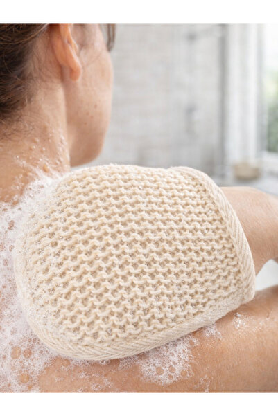 BEYLİNİ قفاز من ألياف السيزال للاستحمام، ليفة استحمام، 4 قفازات طبيعية لتقشير...