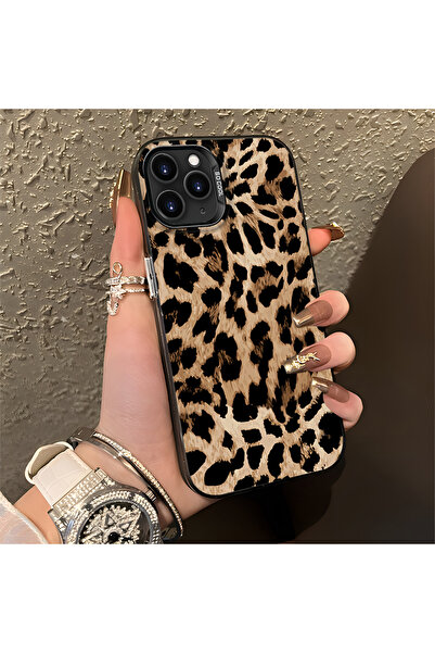 SLIMFELT iPhone 11 Pro Max Uyumlu Lüks Leopar Kılıfı, Düşmeye Dayanıklı Silik...