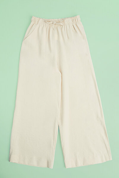 Fulla Moda Pantaloni pentru fete cu buzunare cu talie elastică