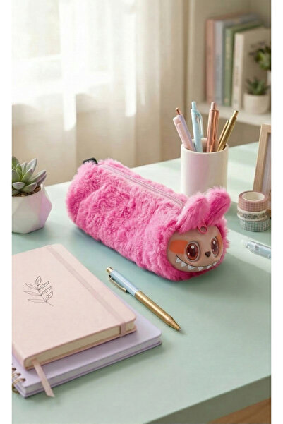 BUGİ HOME COLLECTİON Labubu Pencil Case Pen Holder for Primary Middle School ...