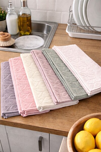 Bella Home Nurpak Hazal Kitchen Towel |   30X50 cm |   100% Cotton |   Set of...