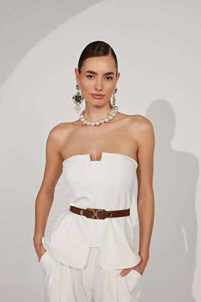 NOK İSTANBUL Icon Bustier White