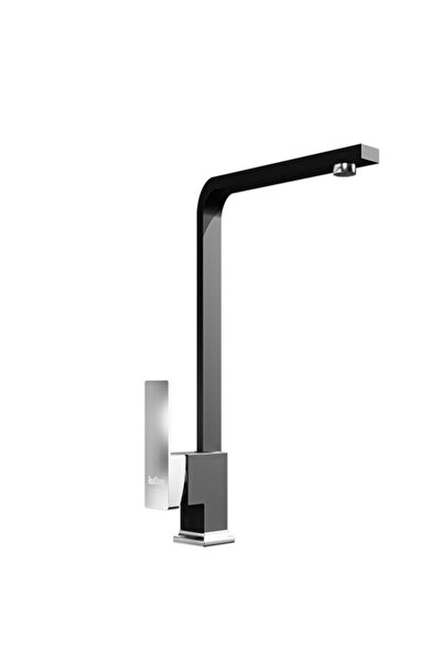 RealStone Real Stone Göksu L Kuğu Eviye Bataryası Siyah+Krom