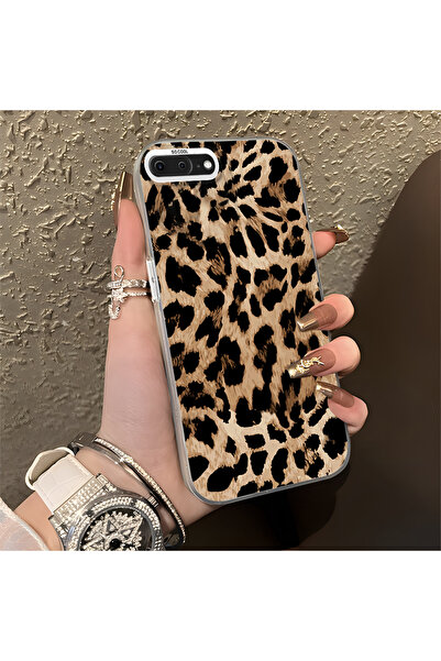 SLIMFELT iPhone 7 Plus/8 Plus Uyumlu Lüks Leopar Kılıfı, Düşmeye Dayanıklı Si...