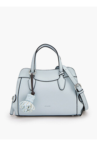 Celeste Textured Crossbody Bag with Tassel Detail